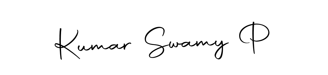 Design your own signature with our free online signature maker. With this signature software, you can create a handwritten (Autography-DOLnW) signature for name Kumar Swamy P. Kumar Swamy P signature style 10 images and pictures png